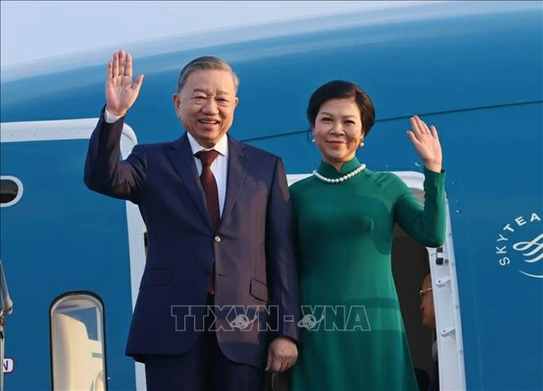 Tổng Bí thư Tô Lâm và phu nhân. Ảnh tư liệu: TTXVN