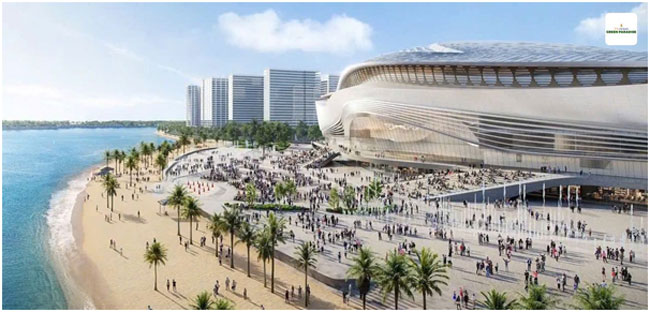 Phối cảnh Nhà hát Sóng Xanh Vinhomes Cần Giờ.