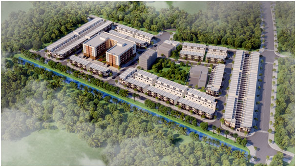 Phối cảnh dự án Khu nhà ở xã hội phường Bách Quang (Famia Sông Công).