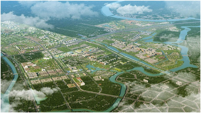Phối cảnh tổng thể dự án Sun Mega City Hà Nam.