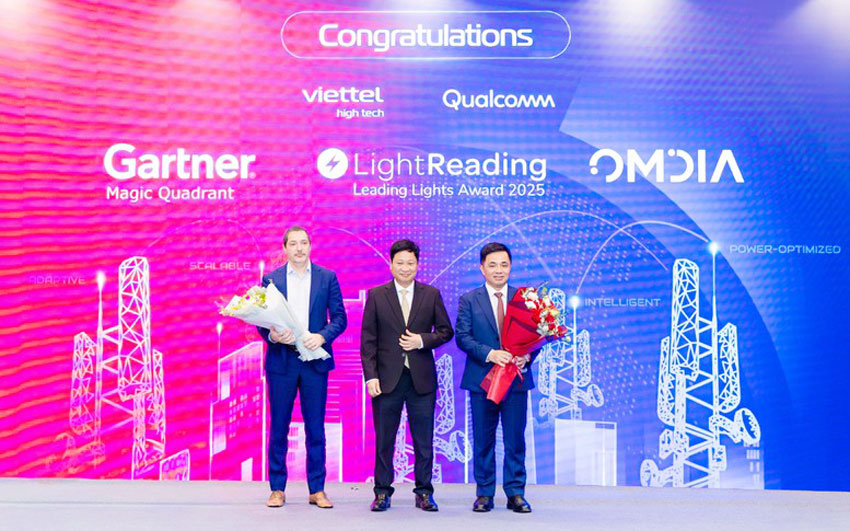 Viettel High Tech được Gartner ghi nhận trong báo cáo Magic Quadrant for CSP 5G RAN Infrastructure Solutions 2025, được công bố tại sự kiện quốc tế Open RAN Connect 2025, do Viettel tổ chức tại Hà Nội - Ảnh: VGP/MT