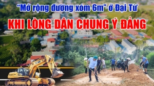 "Mở rộng đường xóm 6m" ở Đại Từ - Khi lòng dân chung ý Đảng