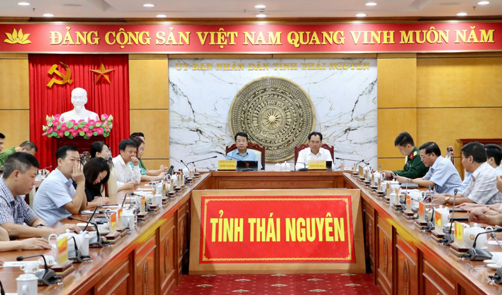 Dự tại điểm cầu tỉnh Thái Nguyên có các đồng chí: Trịnh Việt Hùng, Ủy viên dự khuyết Trung ương Đảng, Phó Bí thư Tỉnh ủy, Chủ tịch UBND tỉnh; Nguyễn Thanh Bình, Phó Chủ tịch UBND tỉnh; lãnh đạo các sở, ngành liên quan.