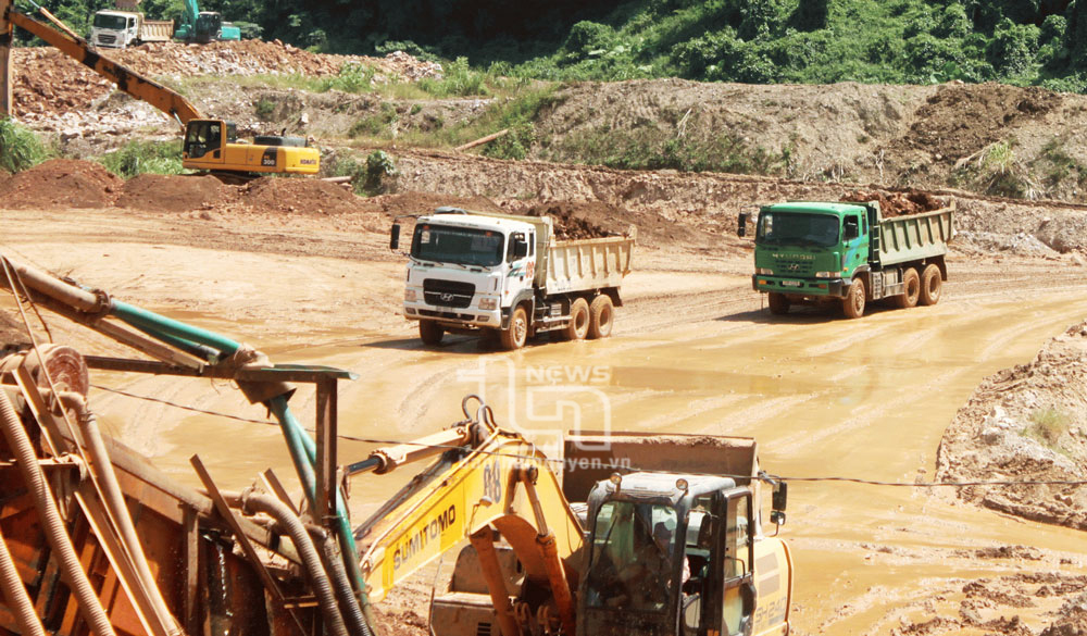 Công ty CP Đầu tư xây dựng và Khai thác khoáng sản Thăng Long là một trong những doanh nghiệp thực hiện tốt công tác bảo vệ môi trường trong khai thác khoáng sản. Ảnh: T.L