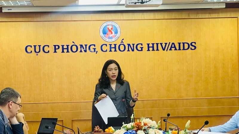 Phó Giáo sư, Tiến sĩ Phan Thị Thu Hương, Cục trưởng Cục Phòng, chống HIV/AIDS chia sẻ về công tác phòng, chống HIV/AIDS tại Việt Nam.