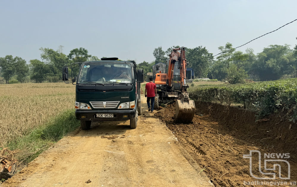 Mở rộng đường liên xã Phục Linh (Đại Từ) - thị trấn Đu (Phú Lương).