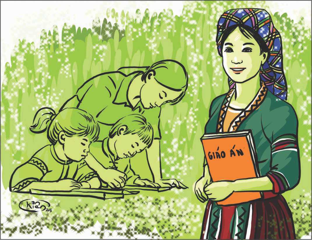 Minh họa: Trần Ngọc Kiên