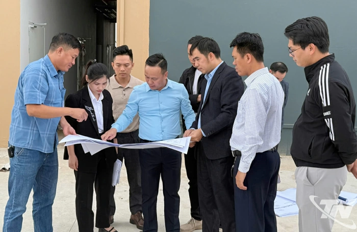 Nghiệm thu công trình nhà ở xã hội Khu dân cư Đại Thắng