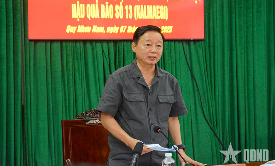 Phó Thủ tướng Trần Hồng Hà phát biểu chỉ đạo.