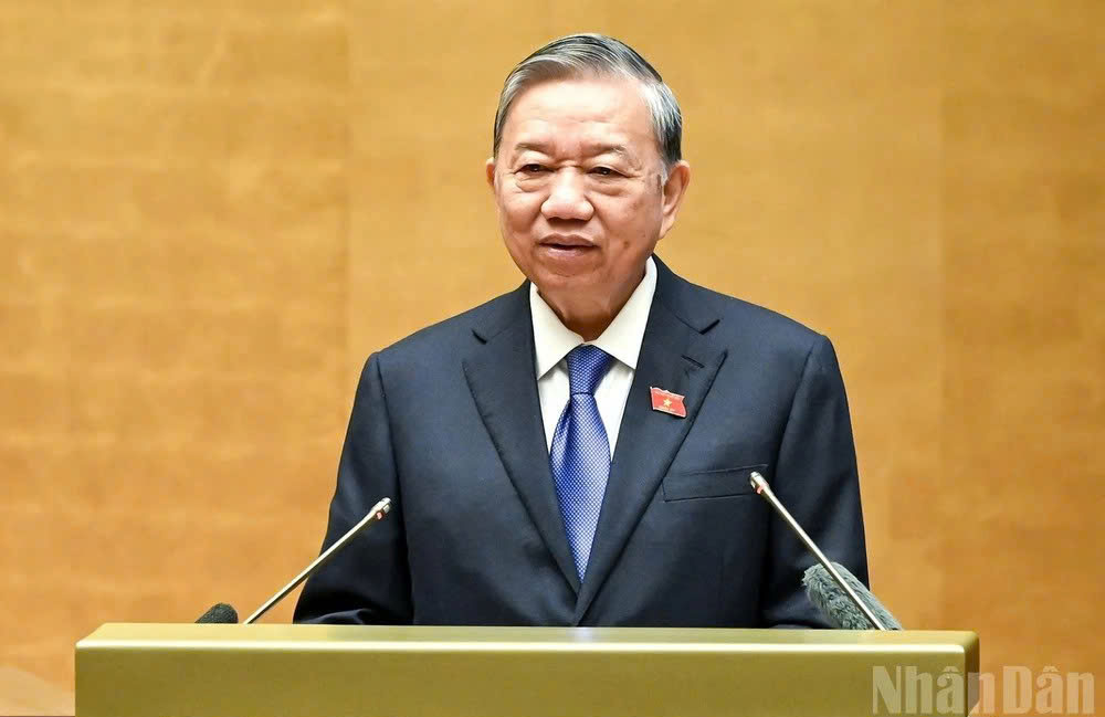 Tổng Bí thư Tô Lâm phát biểu chỉ đạo Hội nghị. Ảnh: nhandan.vn