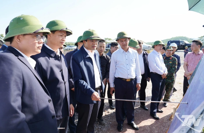 Bí thư Tỉnh ủy Trịnh Xuân Trường kiểm tra, chỉ đạo đẩy nhanh tiến độ các dự án trọng điểm