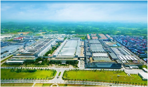 Khu công nghiệp tại Thái Nguyên phát triển bức tốc cả về quy mô và chất lượng trong những năm gần đây (Ảnh: Tạp chí Công thương)