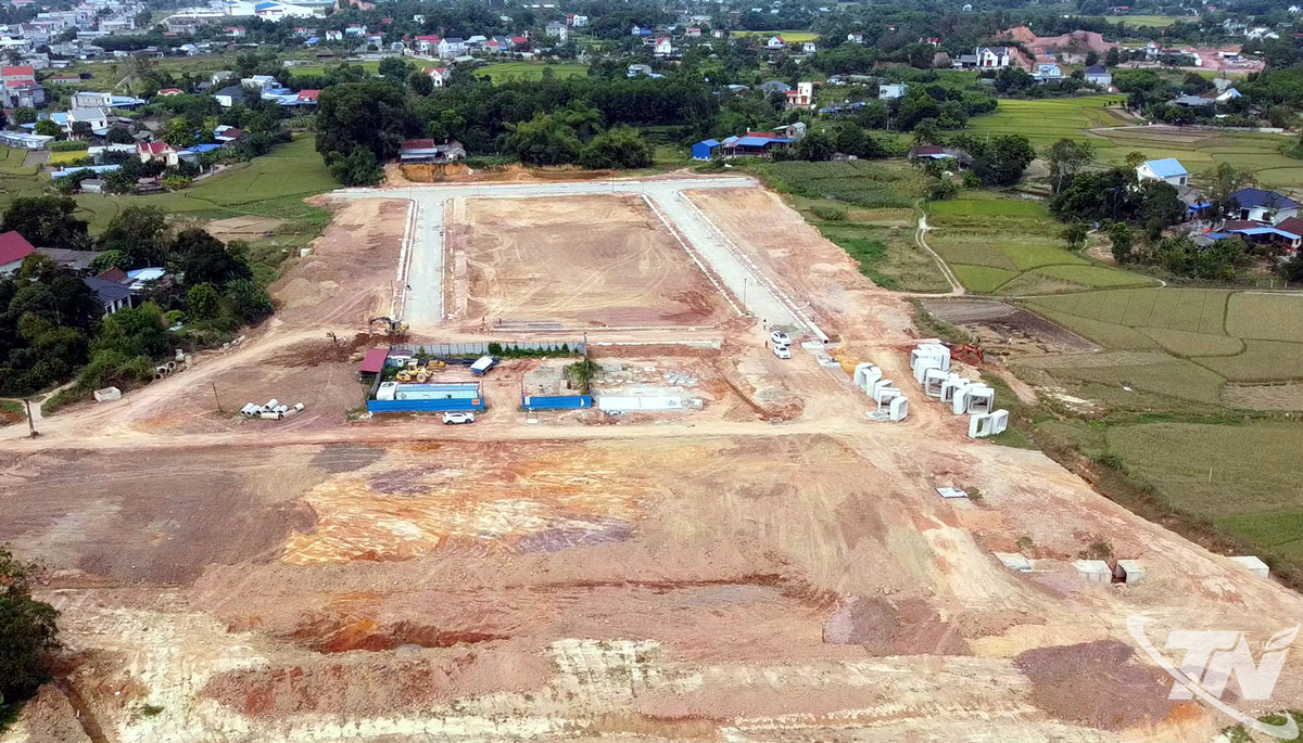 Khu đô thị số 6 (xã Điềm Thụy) do Công ty CP Đầu tư và Phát triển Quốc tế Việt Á làm chủ đầu tư đã được hoàn thiện hạ tầng, sẵn sàng tiếp nhận các hộ dân tái định cư.