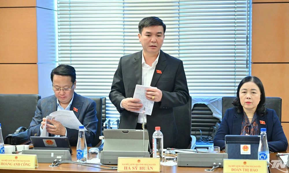 đại biểu Hà Sỹ Huân (Đoàn ĐBQH tỉnh Thái Nguyên) đề nghị quy định rõ hơn về nghĩa vụ của người phải thi hành án