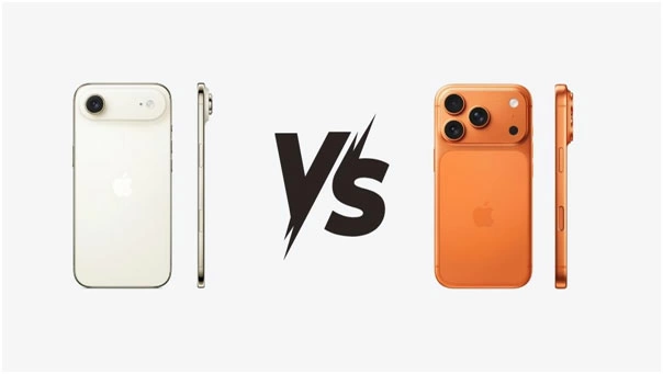 Hai phiên bản iPhone đặt cạnh nhau khi so sánh tổng thể