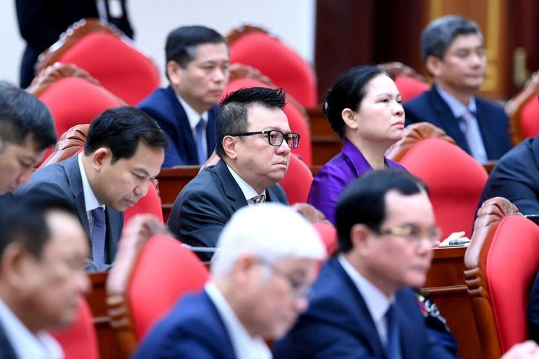 Các đại biểu tham dự phiên bế mạc Hội nghị. (Ảnh: ĐĂNG KHOA)