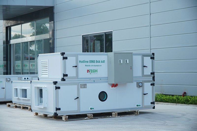 Sản phẩm AHU phòng sạch do INTECH sản xuất đáp ứng cao các tiêu chuẩn quốc tế.