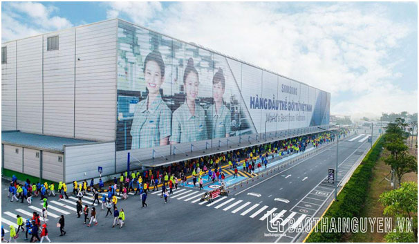 Loạt khu công nghiệp có tổng mức đầu tư hàng nghìn tỷ đồng tại Thái Nguyên tạo việc làm cho hàng chục nghìn lao động (Ảnh: Báo Thái Nguyên)