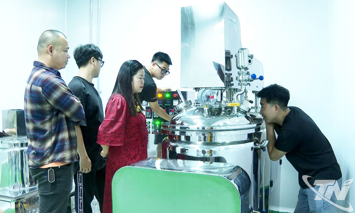 Công ty CP Công nghệ Dược liệu Bắc Hà tiếp tục đầu tư máy móc thiết bị hiện đại để nâng cao năng lực chế biến.