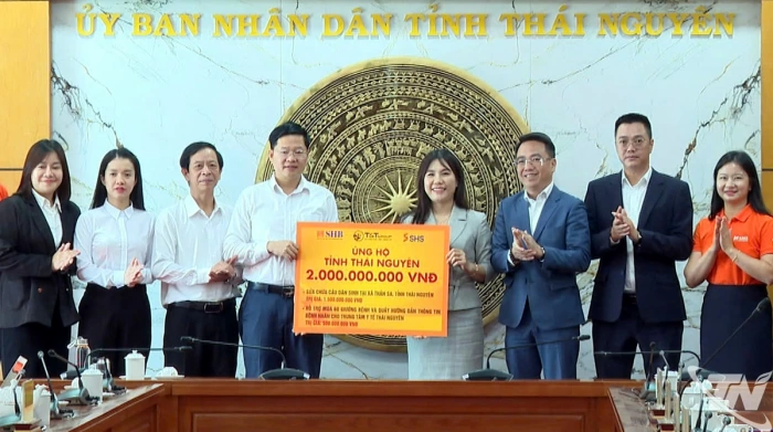 SHB Bank provides 2 billion VND to support Thai Nguyen Province
