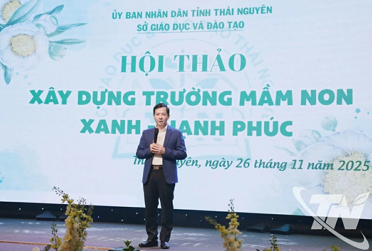 타이응우옌성 교육훈련국은 친환경·행복 유치원 구축 세미나를 개최했습니다