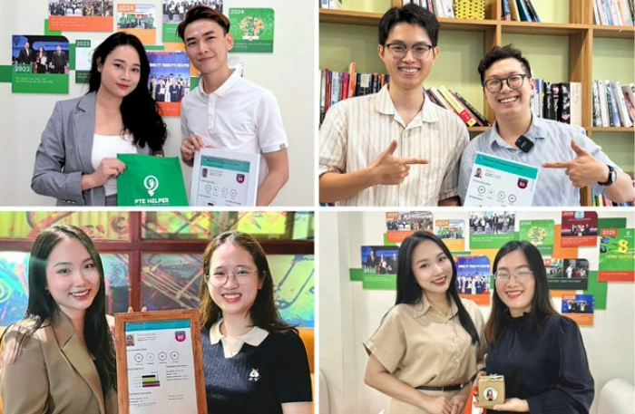 Top khóa học PTE 24 - 79+ cam kết đầu ra tại PTE Helper