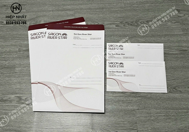 Mẫu thiết kế phong bì chuyên nghiệp tại In Hiệp Nhất.