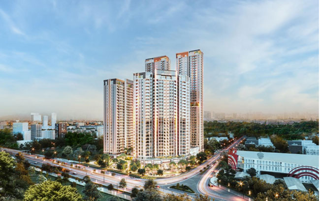 Green Skyline tọa lạc ở vị trí đắc địa, được cư dân yêu thích giữa thời kỳ khan hiếm quỹ đất trung tâm.