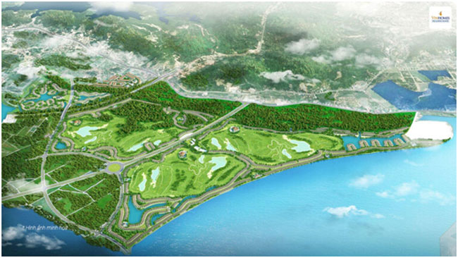 Phối cảnh một phần dự án Vinhomes Hạ Long.