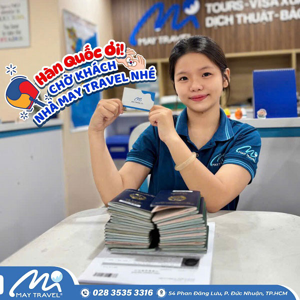 Nhiều bộ hồ sơ xin visa thành công nhờ quy trình cá nhân hóa tại May Travel.
