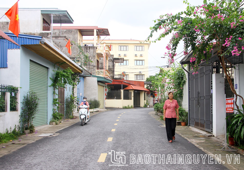 Đường Nguyễn Đình Chiểu tại phường Phan Đình Phùng có chiều dài hơn 1km mới được nâng cấp.