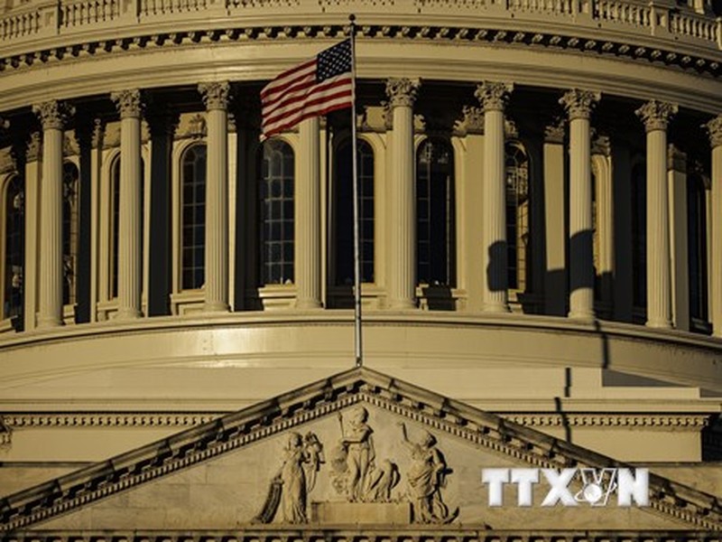 Tòa nhà Quốc hội Mỹ ở Washington, DC. (Ảnh: AFP/TTXVN)