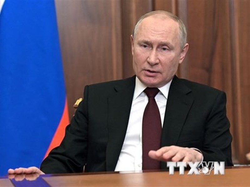 Tổng thống Nga Vladimir Putin. (Ảnh: AFP/TTXVN)