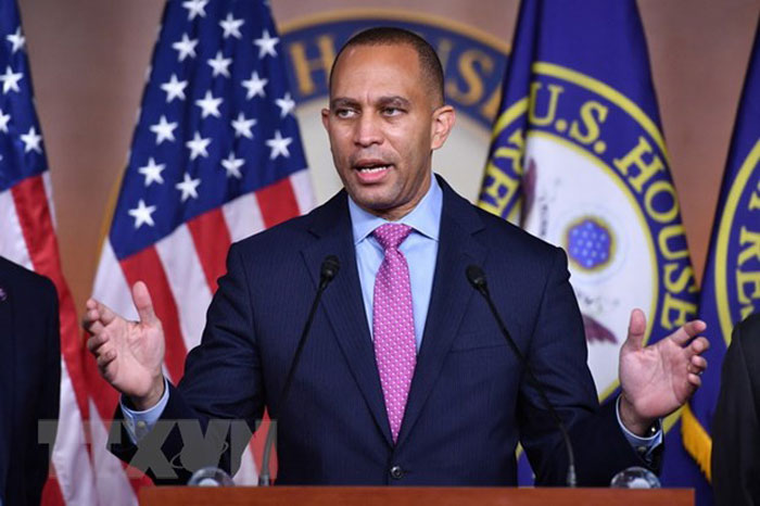 Nghị sỹ Hakeem Jeffries. (Ảnh: AFP/ TTXVN)