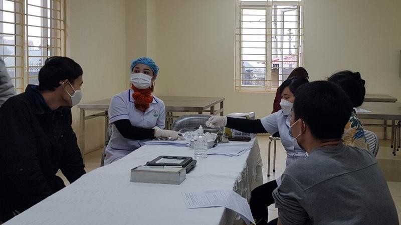 Khám bệnh tại Trung tâm Bảo trợ xã hội 1 Hà Nội.
