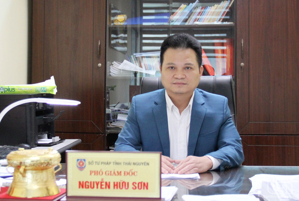 Ông Nguyễn Hữu Sơn, Phó Giám đốc Sở Tư pháp.