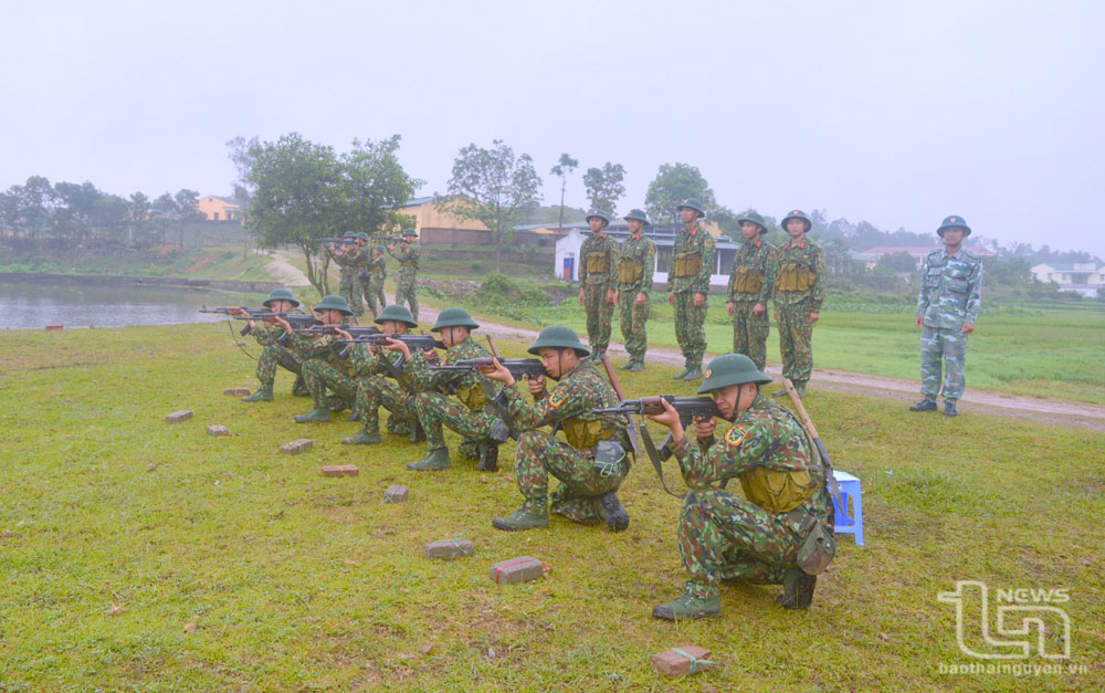 Lực lượng vũ trang tỉnh Thái Nguyên luôn hăng say luyện tập, sẵn sàng nhận nhiệm vụ trong mọi tình huống.