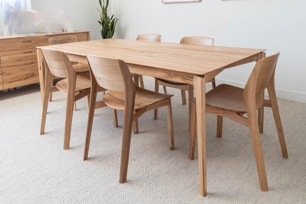  
Mẫu bàn ăn 6 ghế đẹp, phong cách đơn giản