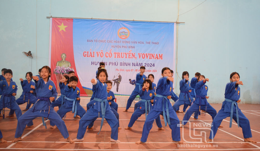 Các vận động viên tại Giải Võ cổ truyền, Vovinam năm 2024.