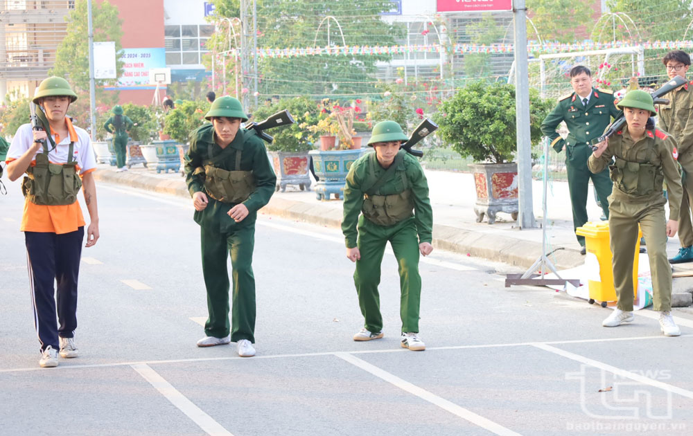 Nội dung thi chiến sĩ khỏe.