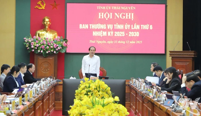 Ban Thường vụ Tỉnh ủy Thái Nguyên: Thống nhất cao các nhiệm vụ trọng tâm về phát triển kinh tế - xã hội và xây dựng Đảng
