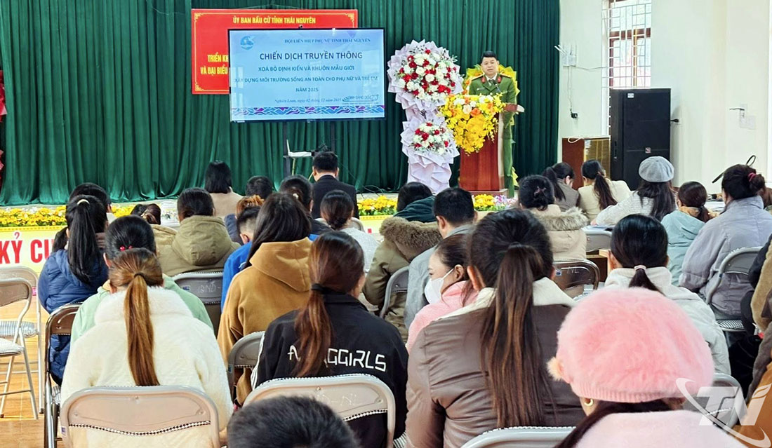 Xã Nghiên Loan tổ chức chiến dịch truyền thông  về bình đẳng giới.