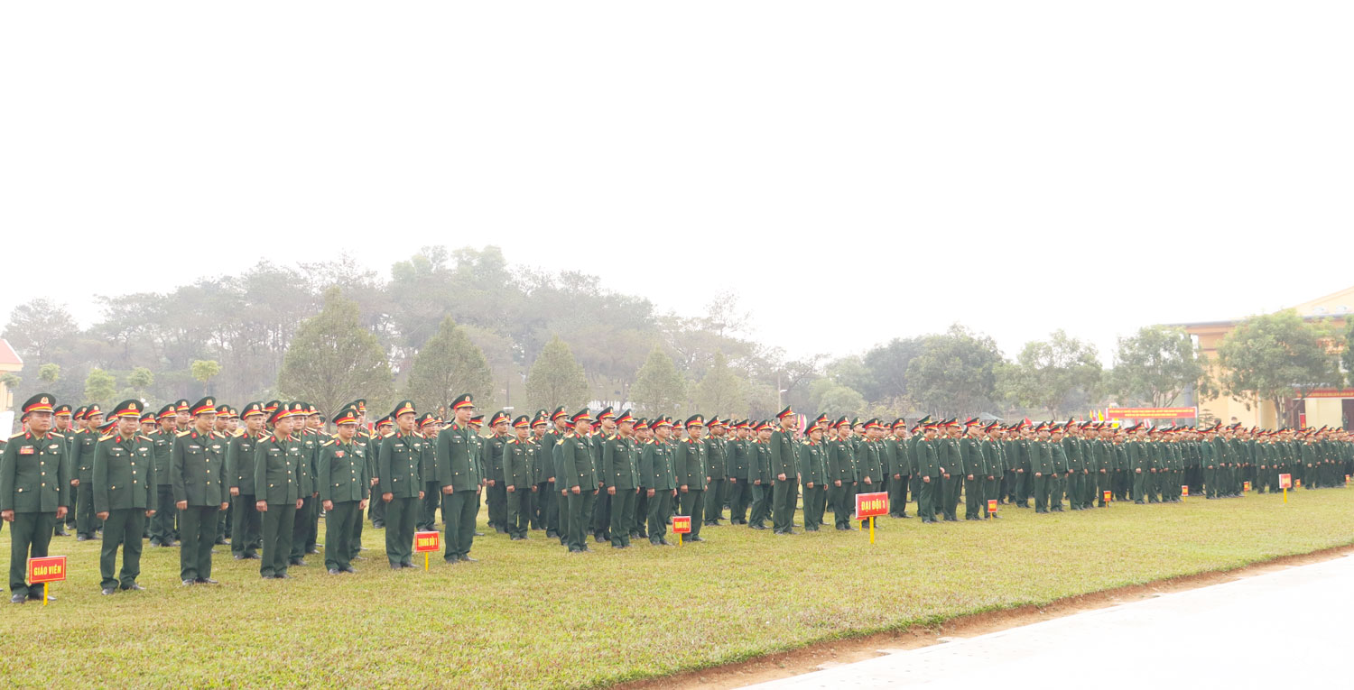 Cán bộ tham gia tập huấn.