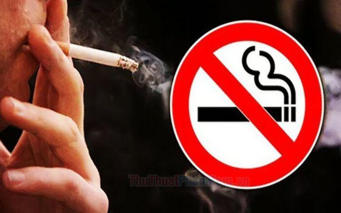 ãy chung tay xây dựng xã hội văn minh, nói không với khói thuốc lá.