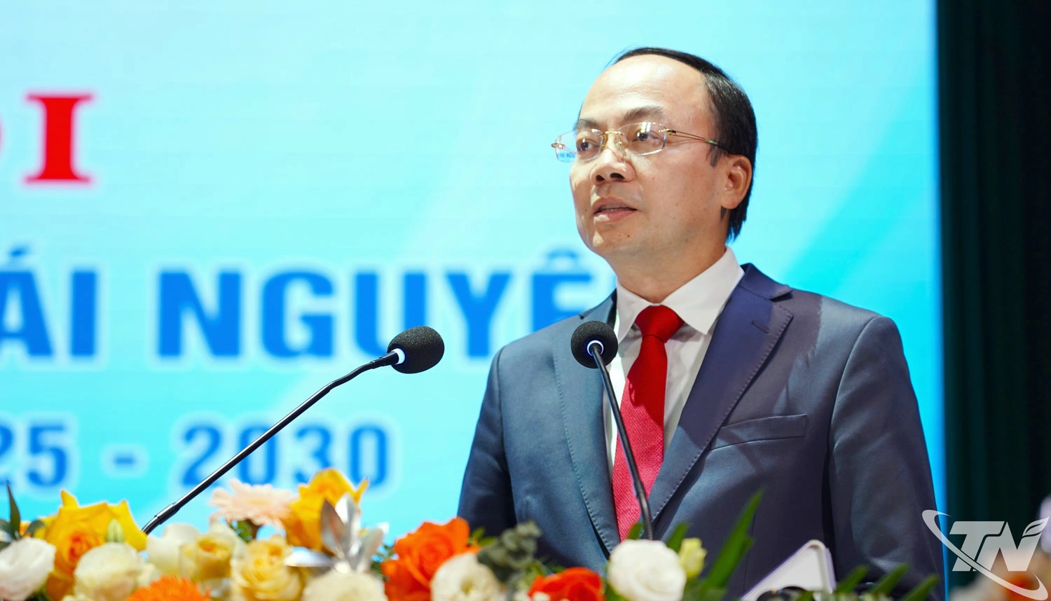 Đồng chí Nguyễn Đăng Bình, Phó Bí thư Thường trực Tỉnh ủy, Chủ tịch HĐND tỉnh phát biểu tại Đại hội.