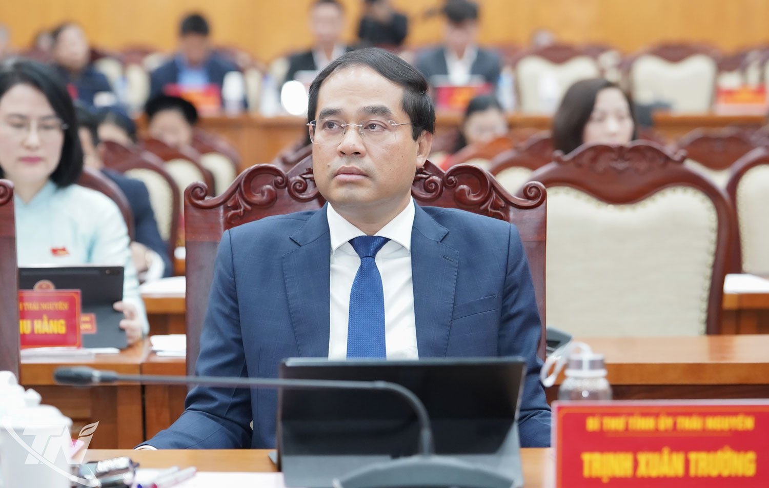 Đồng chí Bí thư Tỉnh ủy, Trịnh Xuân Trường dự Kỳ họp.