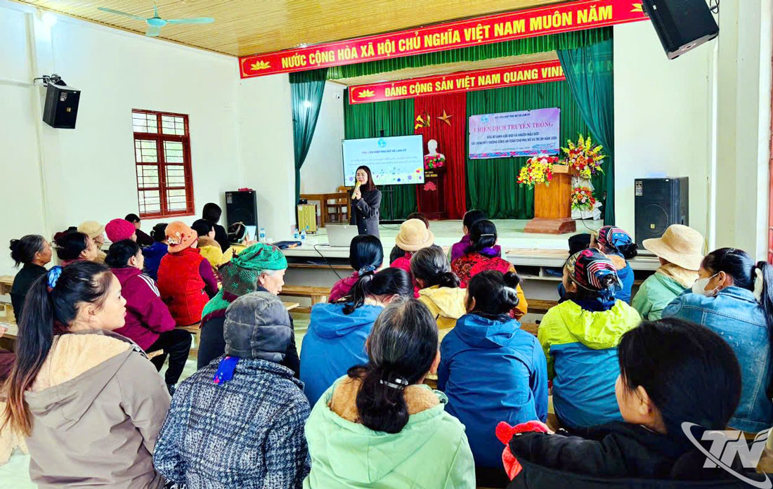 Xã Lam Vỹ đã tổ chức chuỗi hoạt động truyền thông xóa bỏ định kiến giới, khuôn mẫu giới.