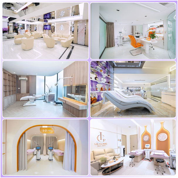 Hệ thống phòng trị liệu sang trọng và hiện đại tại LG Clinic.