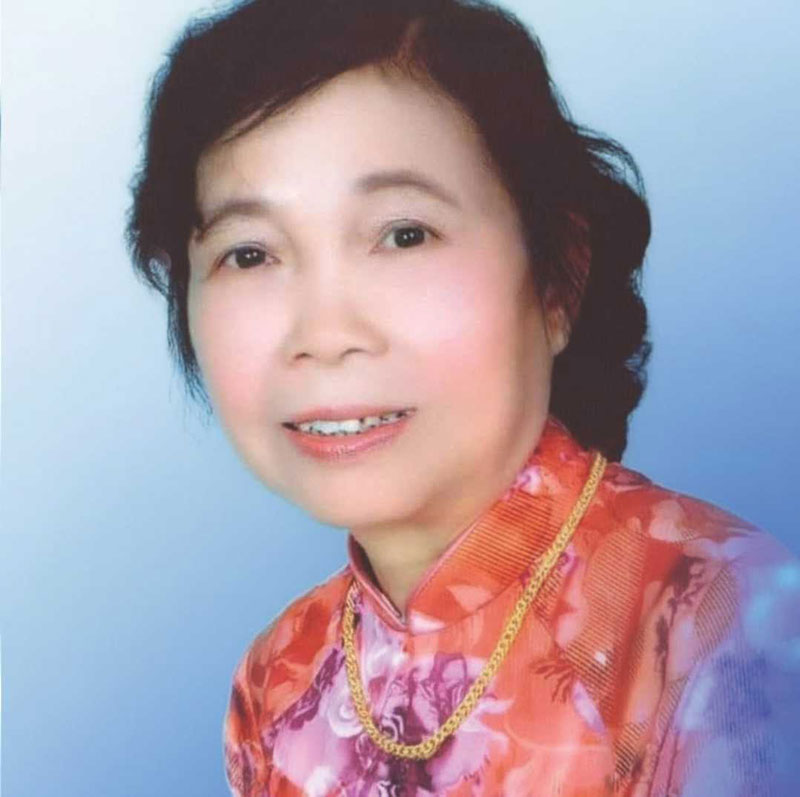 Nhà văn Vi Thị Kim Bình thời trẻ.