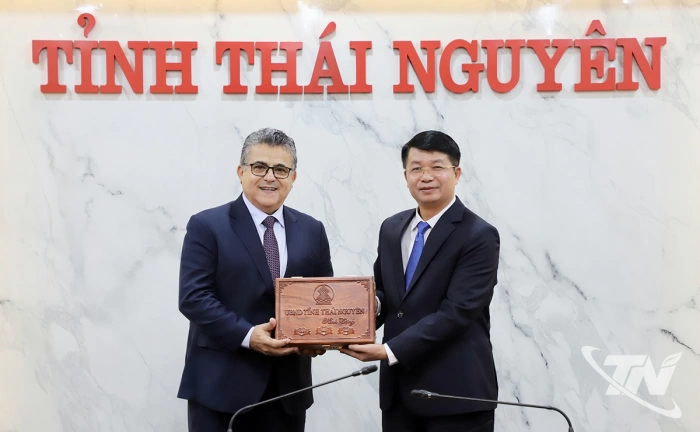 Thái Nguyên thúc đẩy hợp tác giáo dục, nông nghiệp với Nhà nước Palestine